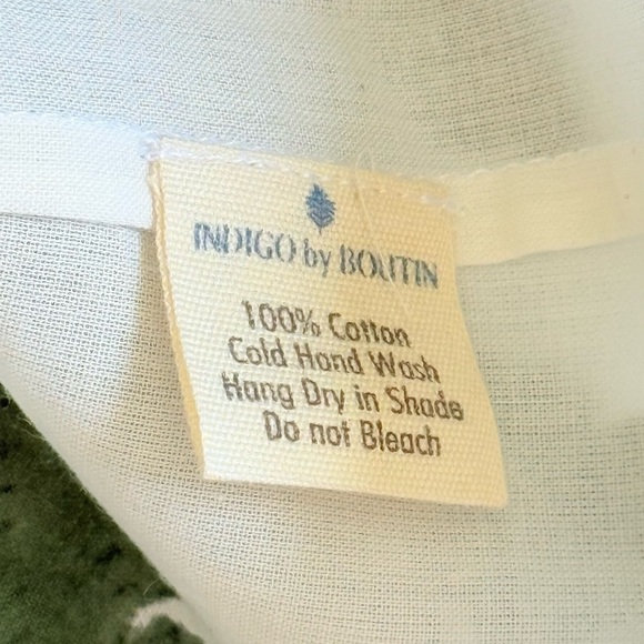 Indigo by boutin The poppy floral midi dress short puff sleeves size M - Picture 6 of 13